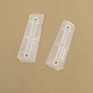 M1911A1 Colt 45 Replacement Grips Clear