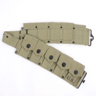 US Webbing M1923 Garand Cartridge Belt