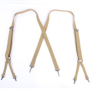 M1941 USMC Suspenders First Pattern Flat Buckle by Kay Canvas