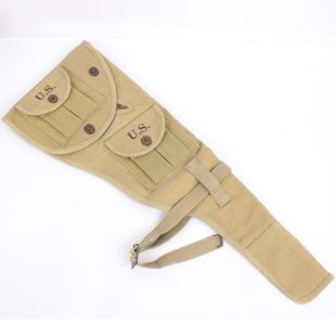 M1A1 Carbine Paratrooper leg pouch with 2 added magazine Pouches on the front