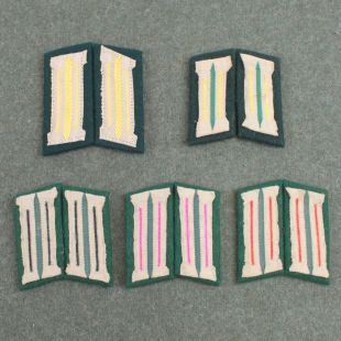 M36 Bevo Collar Tabs Pack of 5 Assorted Branch of Service