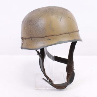 M38 German Paratrooper Helmet 2FJ Ramcke Brigade Afrika Korp