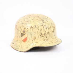 M40 Original German DAK Helmet with Double Decal