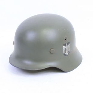 M40 Original German helmet with single Army Eagle size 57cms