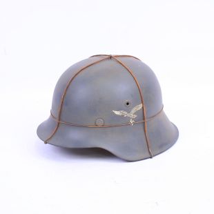 M42 Luftwaffe blue helmet with single decal
