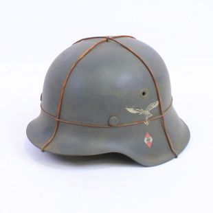 M42 Original Helmet with HJ and Luftwaffe decals