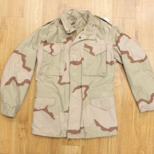 M65 Jacket Tri Desert Camouflage Small Long Original