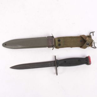 M7 M16 Bayonet. Original by Colt With Crackle finish scabbard Number 5