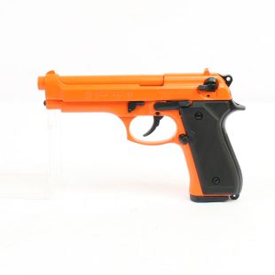 M92 8mm Blank Firing Pistol by Bruni Orange