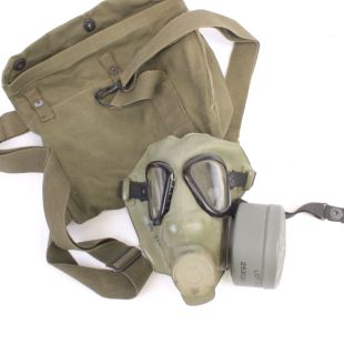 M9A1 Gas Mask and bag Used