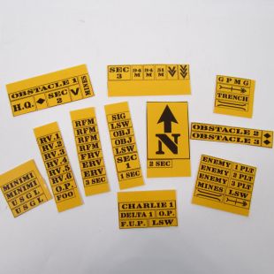 NCO Model Kit Map Position Cards