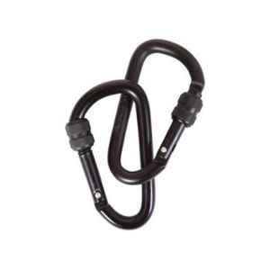 2 x 6mm Screwgate Carabiners