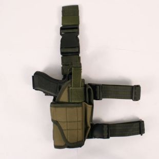 Viper Adjustable Drop Leg Holster. Green