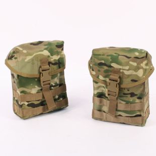 MOLLE Side Pockets Large Quick Relase Buckle x 2 Multicamo