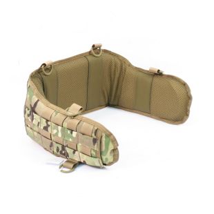 MTP Triple Molle Row Padded Battle Belt. Multicam