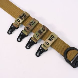 Molle Clip Blood Group Helmet Carrier Multicam