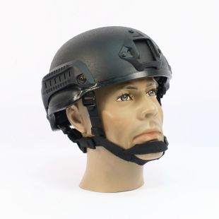 US MICH Helmet 2002 Model with Rails Black