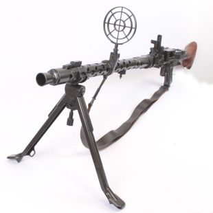 NEW MG34 Denix Replica Machine Gun with working top cover and AA sight