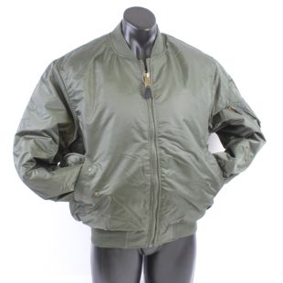 Mil-Tec MA1 Flight Jacket colour green