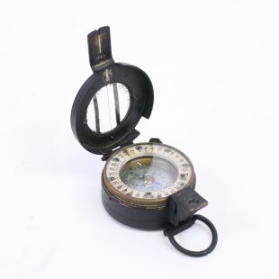 Military Issue MK1 Mils Prismatic Compass by Francis Barker