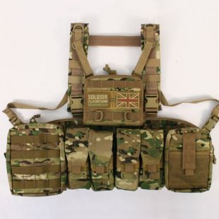 MOLLE Commanders Chest Rig. Multicamouflage