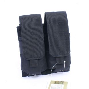 MOLLE double M4 magazine pouch. Black