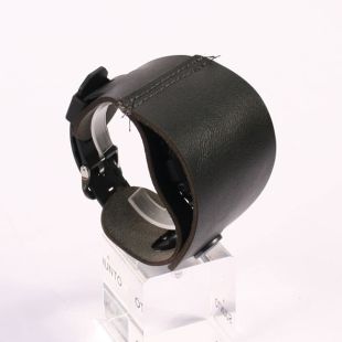 Black Leather Watch Protection Cover