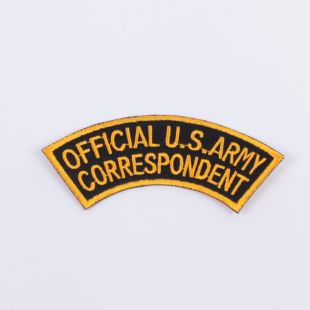Official US Army Correspondent patch