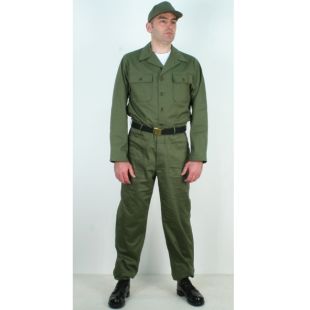 US Army Vietnam 1960s OG 107 Green Fatigue Uniform