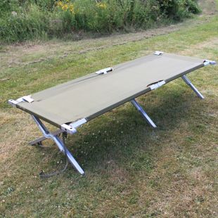 Original US Army Issue 1973 dated Aluminum Camp Bed/Cot