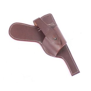 P08 Luger German Paratrooper Leather Holster Brown