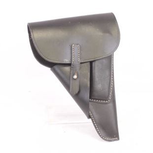 P38 Black Leather soft shell holster "Waffen SS Berlin 1943"