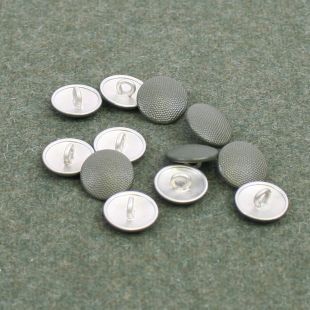 Pack of 12 German 20mm Metal Button Hollow Back Field Green by RUM