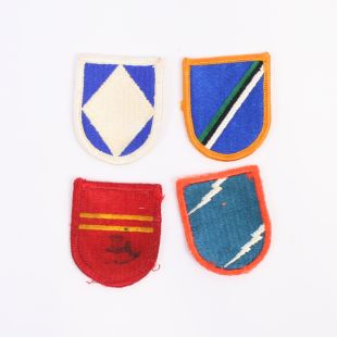 Pack of 4 US Army Airborne Beret Flash Pack E