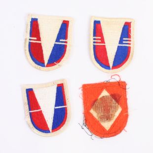 Pack of 4 US Army Airborne Beret Flash Pack F