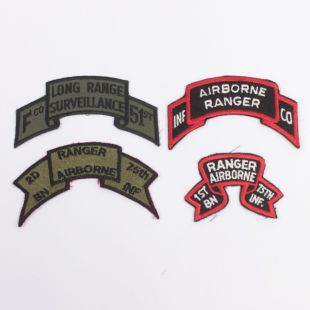 Pack of 4 US Ranger Bn Scrolls Pack 94