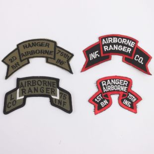Pack of 4 US Ranger Bn Scrolls Pack 95