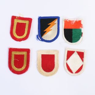 Pack of 6 US Army Beret Flash Pack K
