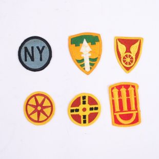 Pack of 6 US badges Pack 77