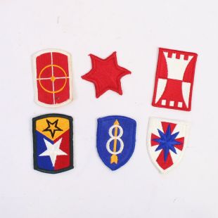 Pack of 6 US badges Pack 80