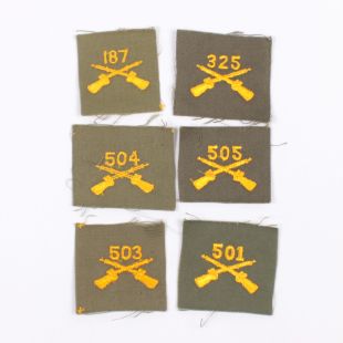 Pack of US Army Branch of Service badges Early War Pack 3