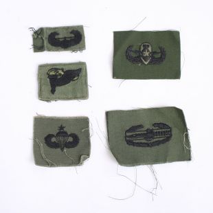 Pack of US Army Qualification Subdued Badges