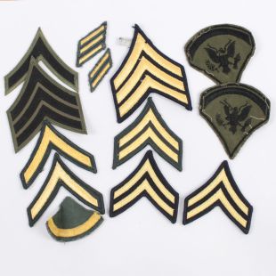 Pack of US Army Sleeve Rank Badges