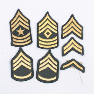 Pack of US Army Womens Rank Badges