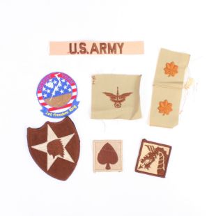 Pack of Various US Army Desert Badges Pack B