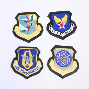Pack of Various USAF Badges on Leather Pack B