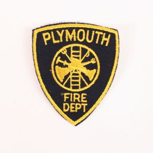 Plymouth Fire Dept US Fire Department Cloth Badge