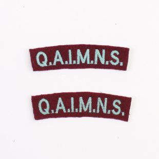 QAIMNS Military Nursing Service Shoulder Titles