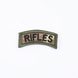 Rifles MTP Shoulder Badge Hook and Loop