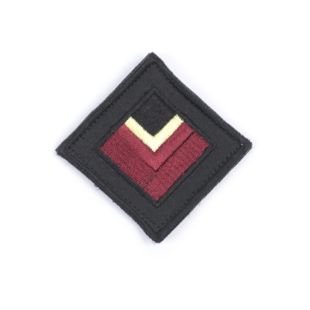 Black MP Hook and Loop Patch - Military Police Regimental